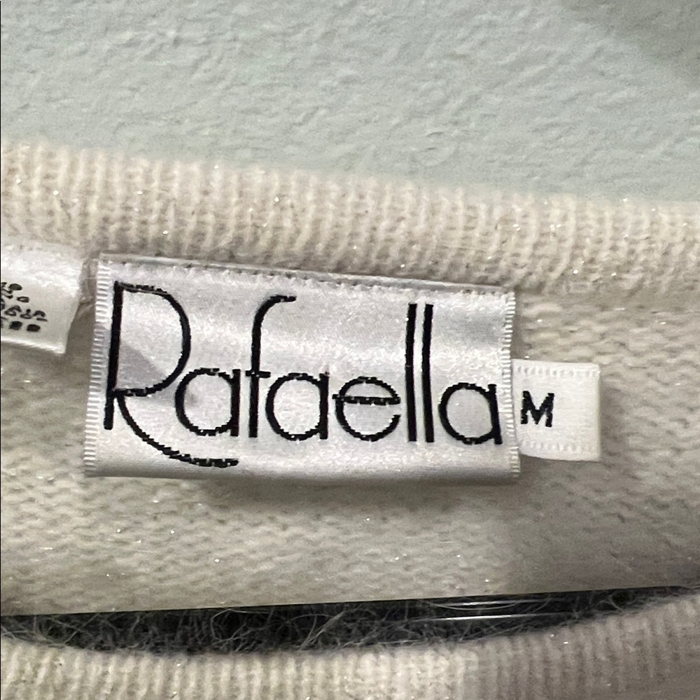 Angora Rabbit Hair and Lambwool Vintage oversized Rafaella Size M Sweater - Picture 3 of 9